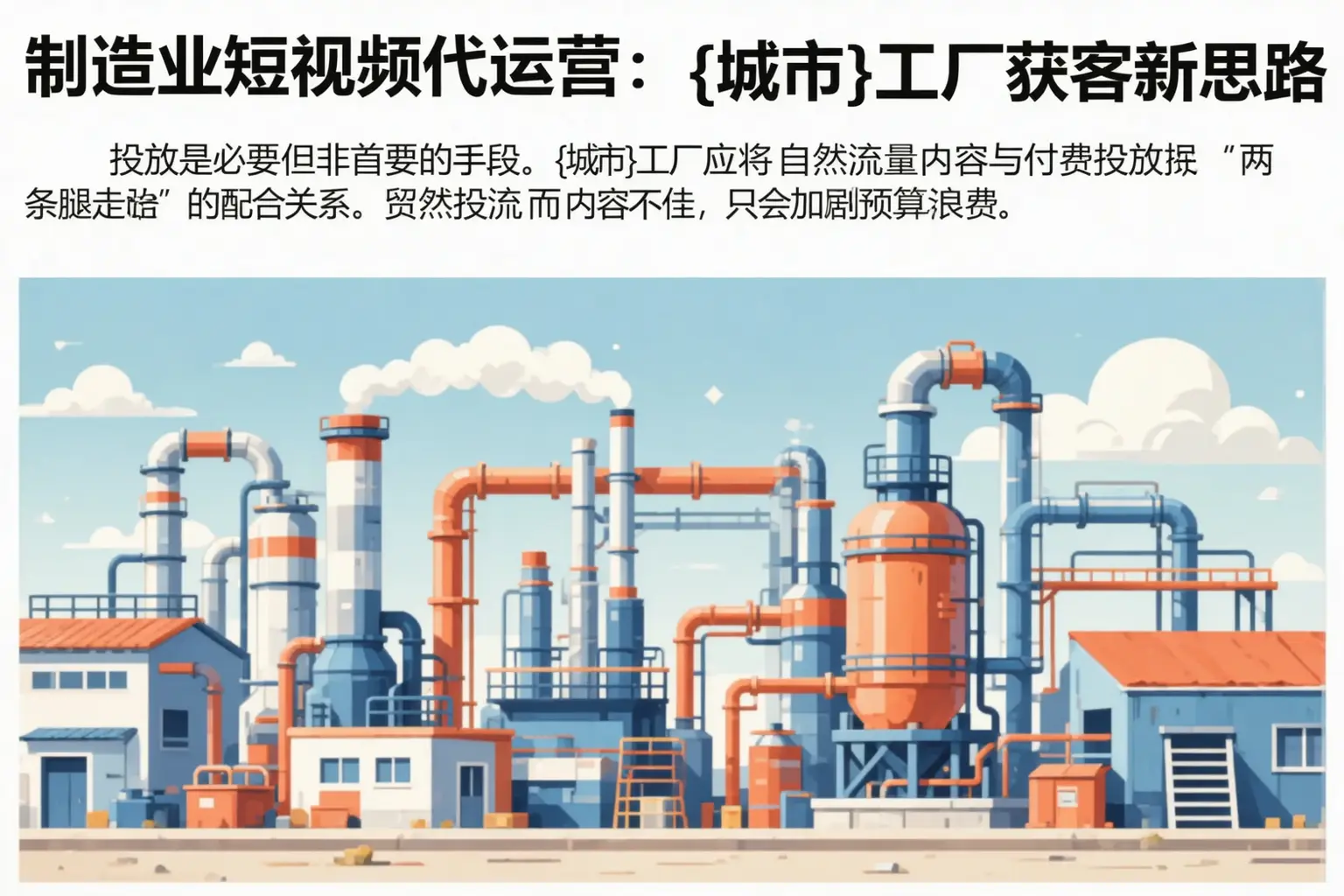 制造业短视频代运营:新兴工厂获客新思路